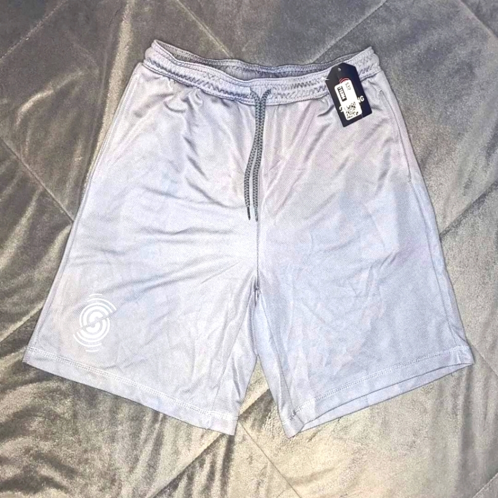 Zumba Strong Activewear Crushin It Basketball Shorts Gray Size Small MSRP $32
